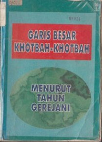 Image of Garis Besar Khotbah - Khotbah
menurut tahun Gerejani