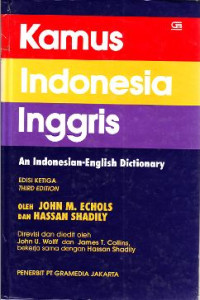 Image of KAMUS INDONESIA INGGRIS
EDISI KETIGA
An indonesian-English Dictionary