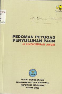 Image of Pedoman Petugas Penyuluhan P4GN di Lingkungan Umum