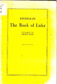 Image of Studies in the Book of Luke