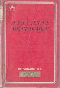 Image of ASAS-ASAS MENEJEMEN