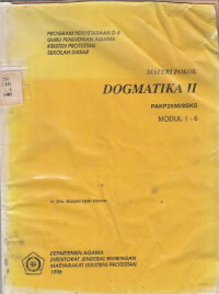 Image of Materi Pokok DOGMATIKA II MODUL 1-6