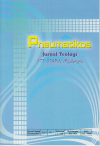 Image of PNEUMATIKOS Vol 5 No 1
Jurnal Teologi STT STAPIN Majalengka