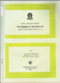 Image of PENDIDIKAN KEWIRAAN