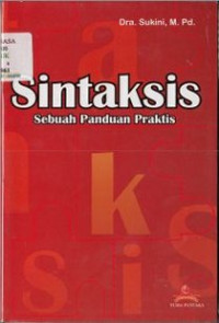 Image of Sintaksis Sebuah Panduan Praktis