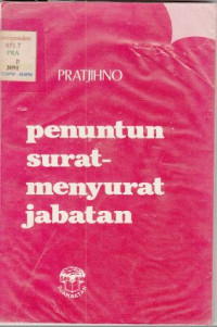 Image of PENUNTUN SURAT-MENYURAT JABATAN